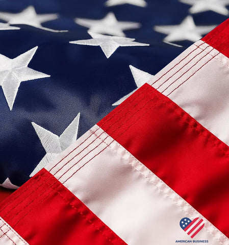 American Flags for Outside - 4x6 USA Flag With Embroidered Stars & Sewn Stripes – Heavy Duty UV Treated Polyester (Tougher Than Nylon), 70% More Fade Resistant