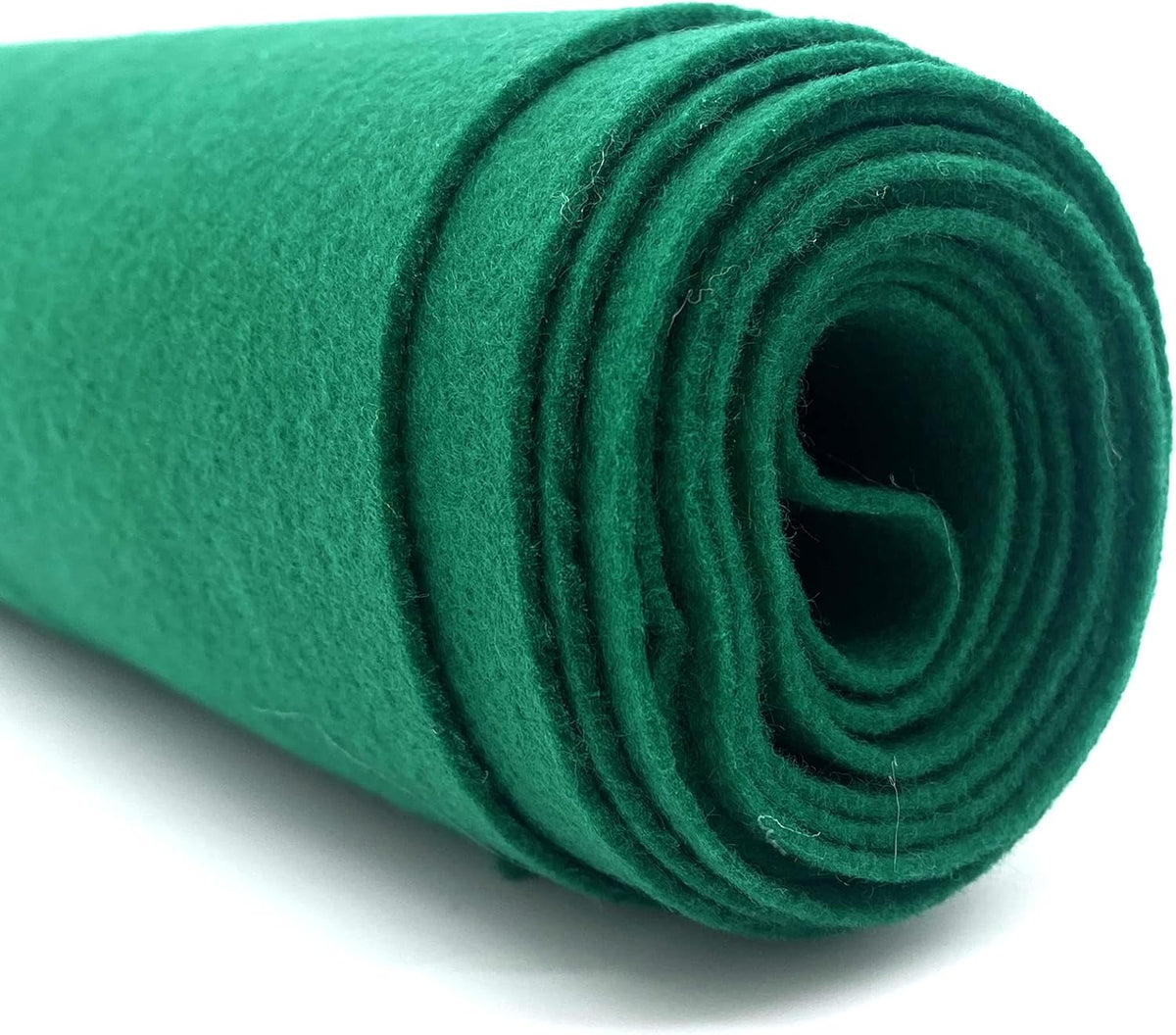 Ice Fabrics Craft Felt Fabric by The Yard - 72" Wide & 1.6mm Thick Acrylic Felt - Soft and Durable Kelly Green Fabric for DIY Arts & Crafts, Decorations and More - 2 Yards Kelly Green