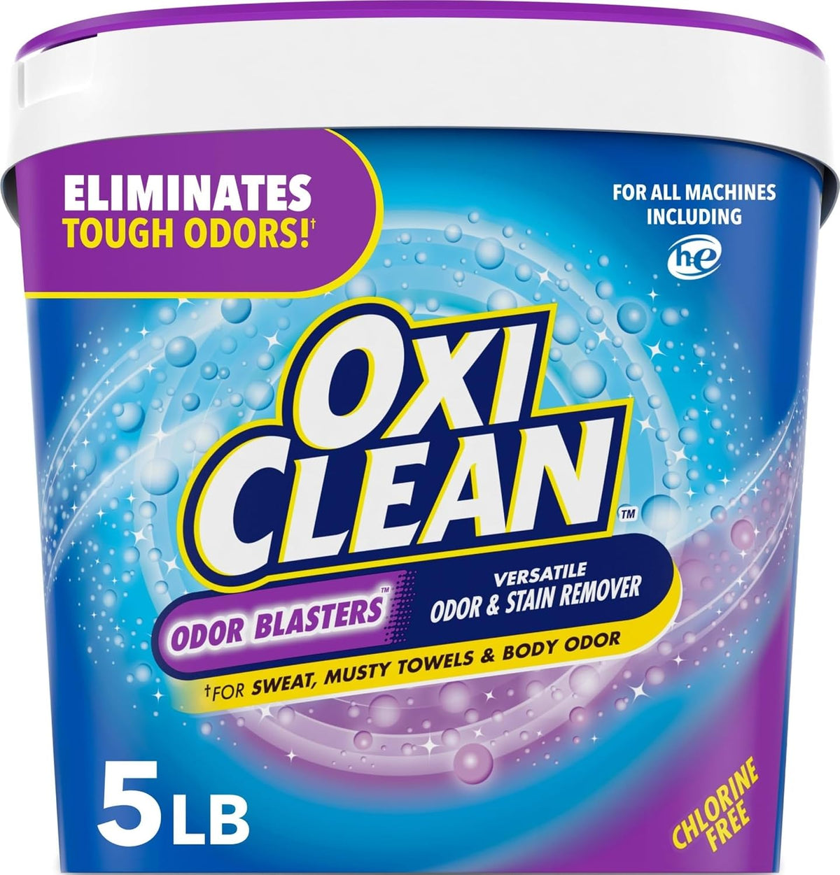 OxiClean Odor Blasters Versatile Odor and Stain Remover Powder, 5 lb