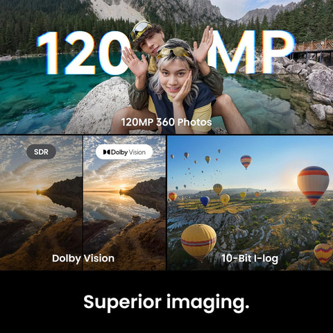 Insta360 X6 Essentials Bundle - 8K 360 Camera with 1/1.1'' Sensors