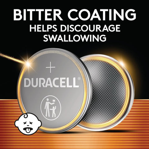 Duracell 2032 Lithium Battery, 4 Count, AirTag & Key Fob, CR2032 3V Cell