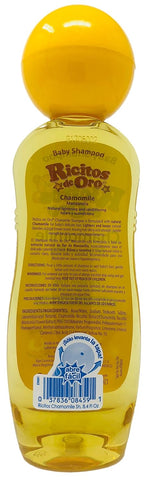 Ricitos de Oro Chamomile Baby Shampoo, Hypoallergenic Tear Free Baby Shampoo with Chamomille Extract; 8.4 Fl Oz
