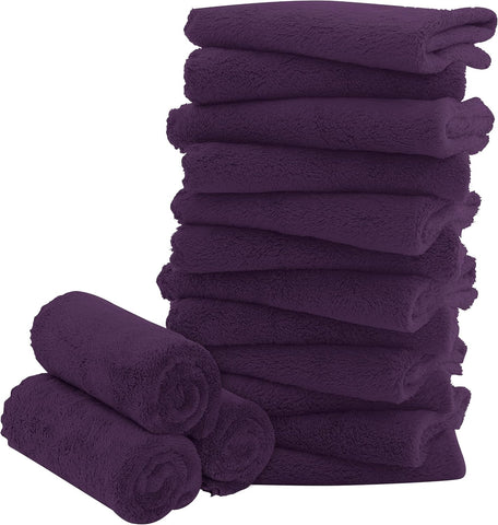 32 Pack Baby Washcloths - Luxury Coral Fleece - Extra Absorbent and Soft Wash Clothes for Newborns, Infants and Toddlers - Suitable for Sensitive Skin and New Born - Baby Shower - Cream, 10x10 Inch