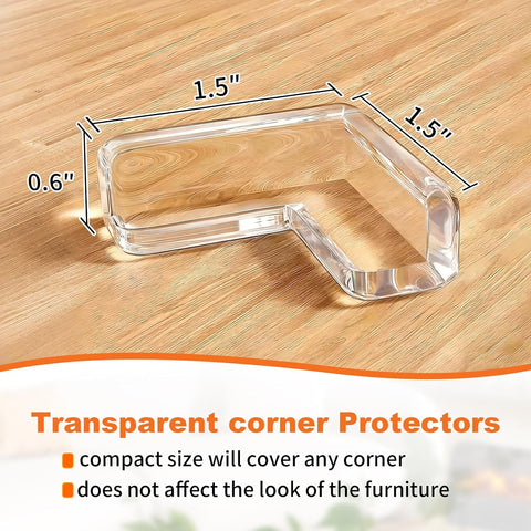 Corner Guards, (16 Pack) Corner Protectors Baby Proof Corners and Edges Furniture Table Protectors Corner Covers Baby Safety Bumpers Cushion, Baby Proofing, Clear