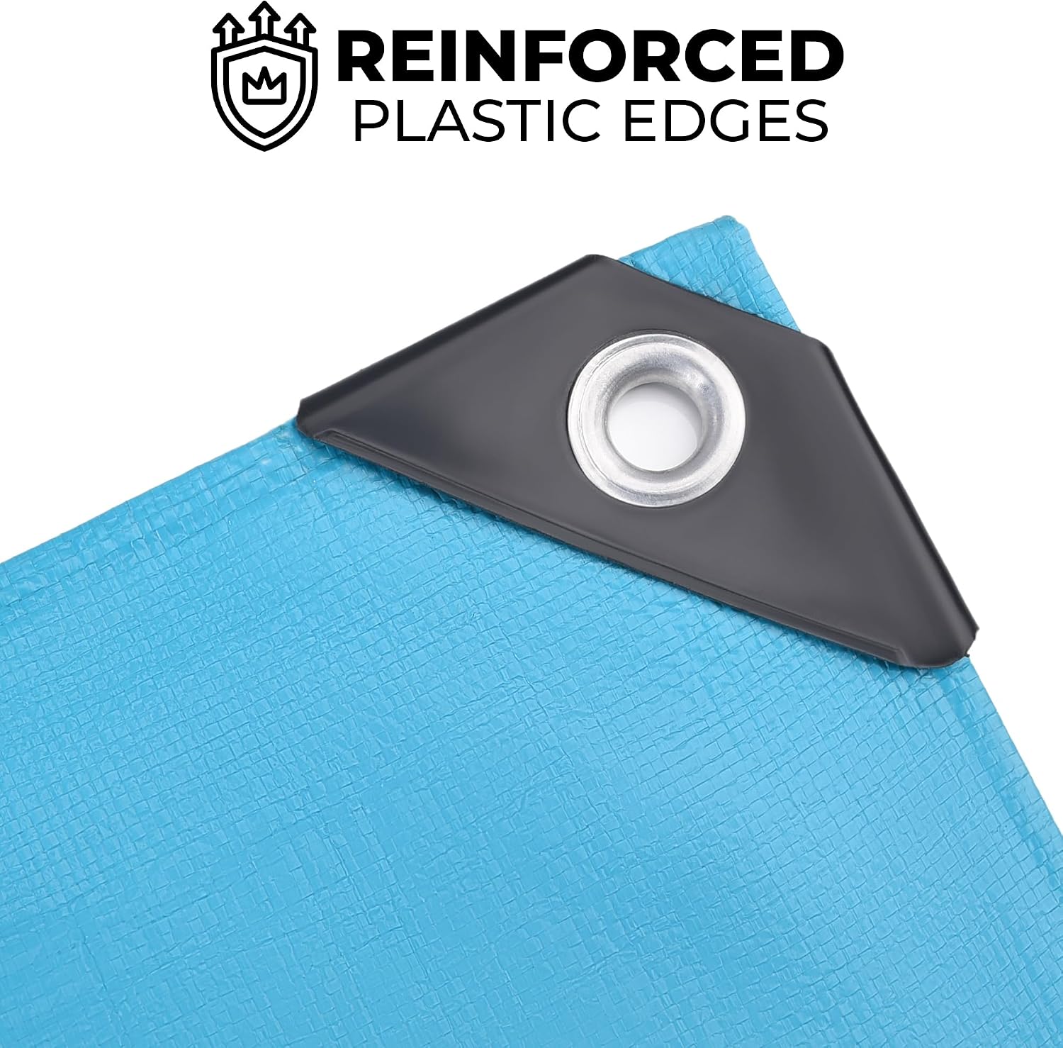 Tarps Heavy Duty Waterproof 20x40 ft, 12 mil Thick Tarp Cover with Grommets