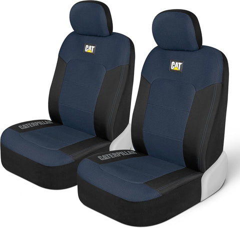 CAT MeshFlex Universal Front Seat Covers for Trucks, Cars, & SUV - Blue