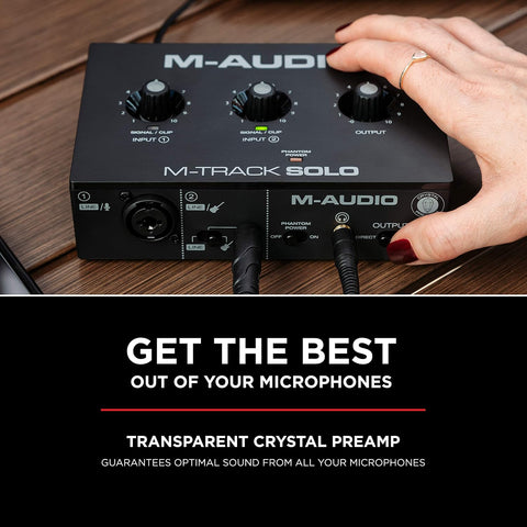 M-AUDIO M-Track Solo USB Audio Interface