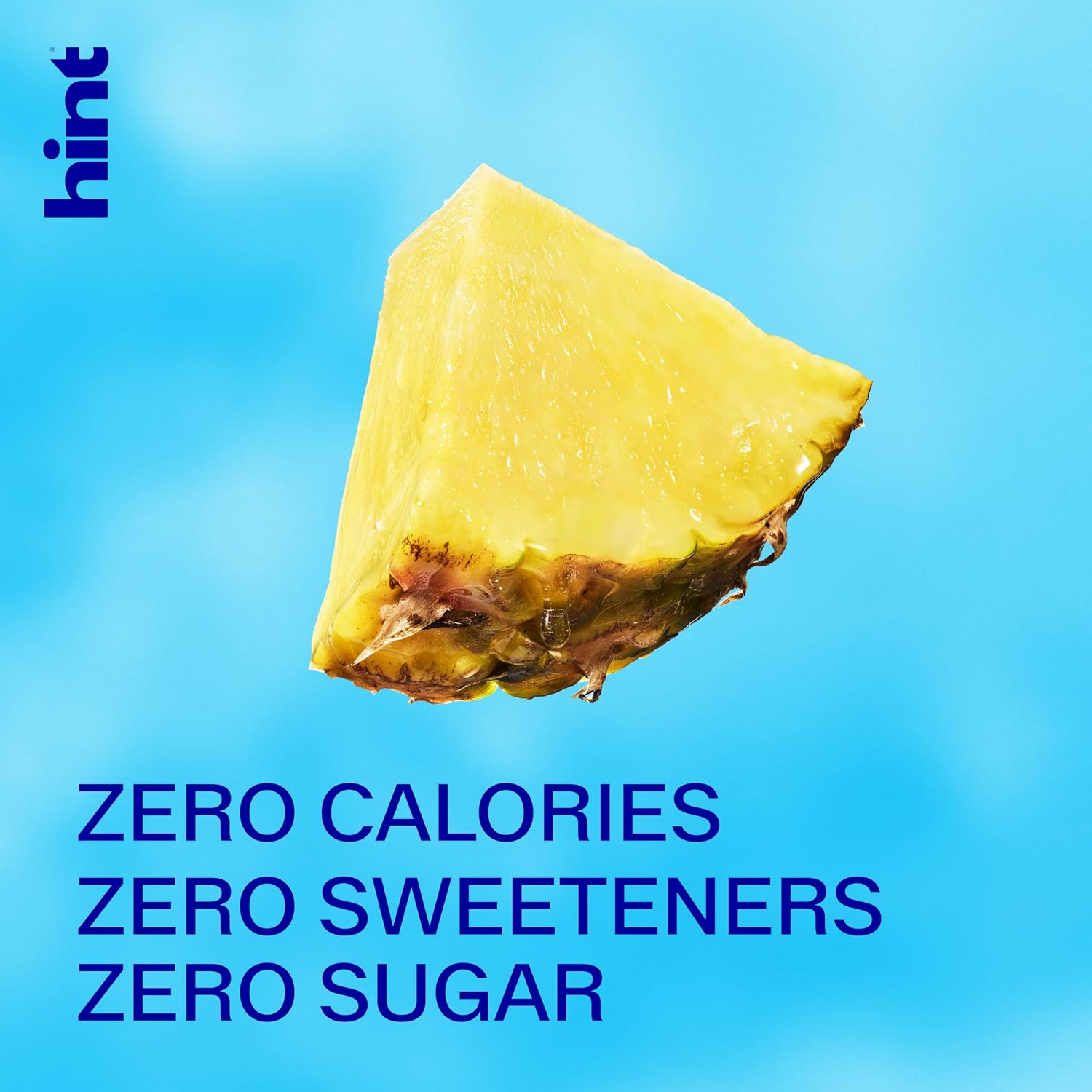 Hint Flavored Water Zero Sugar 0 Calories - Pineapple 16 FL Oz (12 pack)
