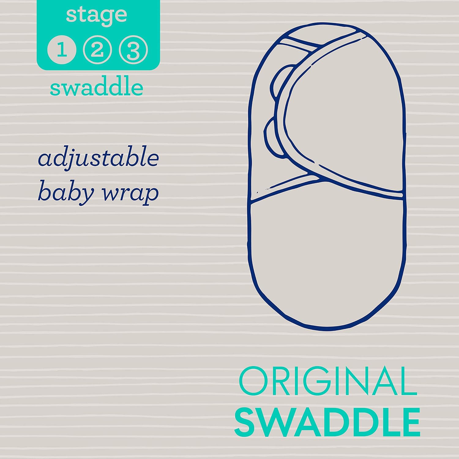 SwaddleMe Original Swaddle - Size Small/Medium, 0-3 Months, 1-Pack (Lil Llamas) Easy to Use Newborn Swaddle Wrap Keeps Baby Cozy and Secure and Helps Prevent Startle Reflex