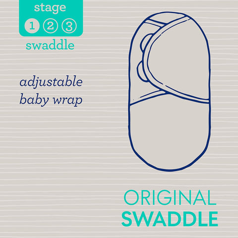 SwaddleMe Original Swaddle - Size Small/Medium, 0-3 Months, 1-Pack (Lil Llamas) Easy to Use Newborn Swaddle Wrap Keeps Baby Cozy and Secure and Helps Prevent Startle Reflex