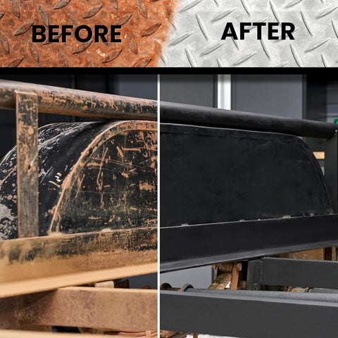 Rust-Oleum Stops Rust Reformer Spray, Instantly Converts Rust to a Protected Paintable Surface, No Bare Metal Sanding Required, Black, 10.25 oz