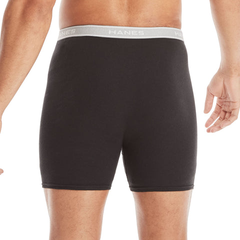 Hanes Men Hanes Boxer Briefs, Cool Dri Moisture-Wicking Underwear, Cotton No-Ride-up for Men, Multi-Packs Available