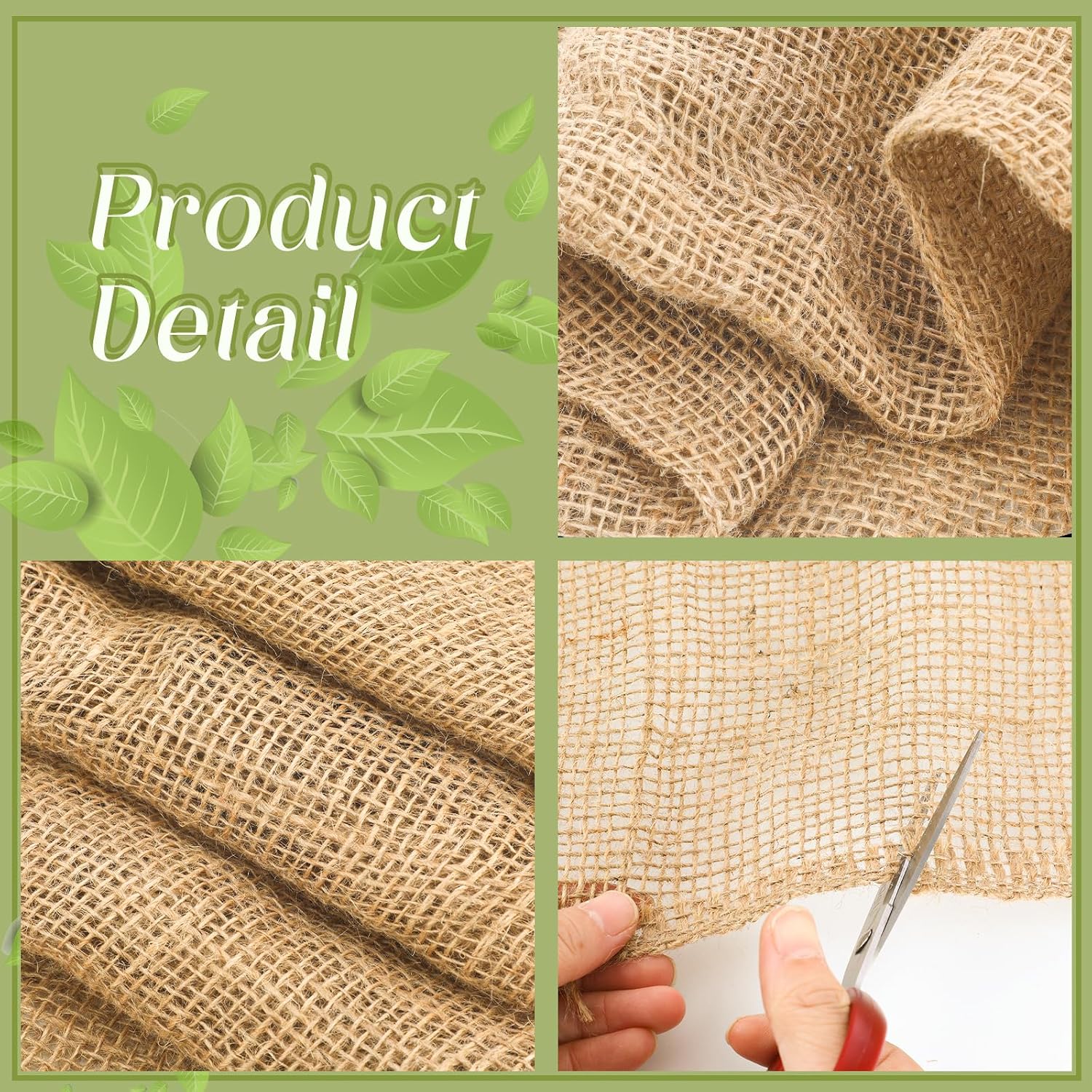 Buryeah 1 Pack 72 Inch X 80 ft Burlap Fabrics Roll Natural Jute Garden