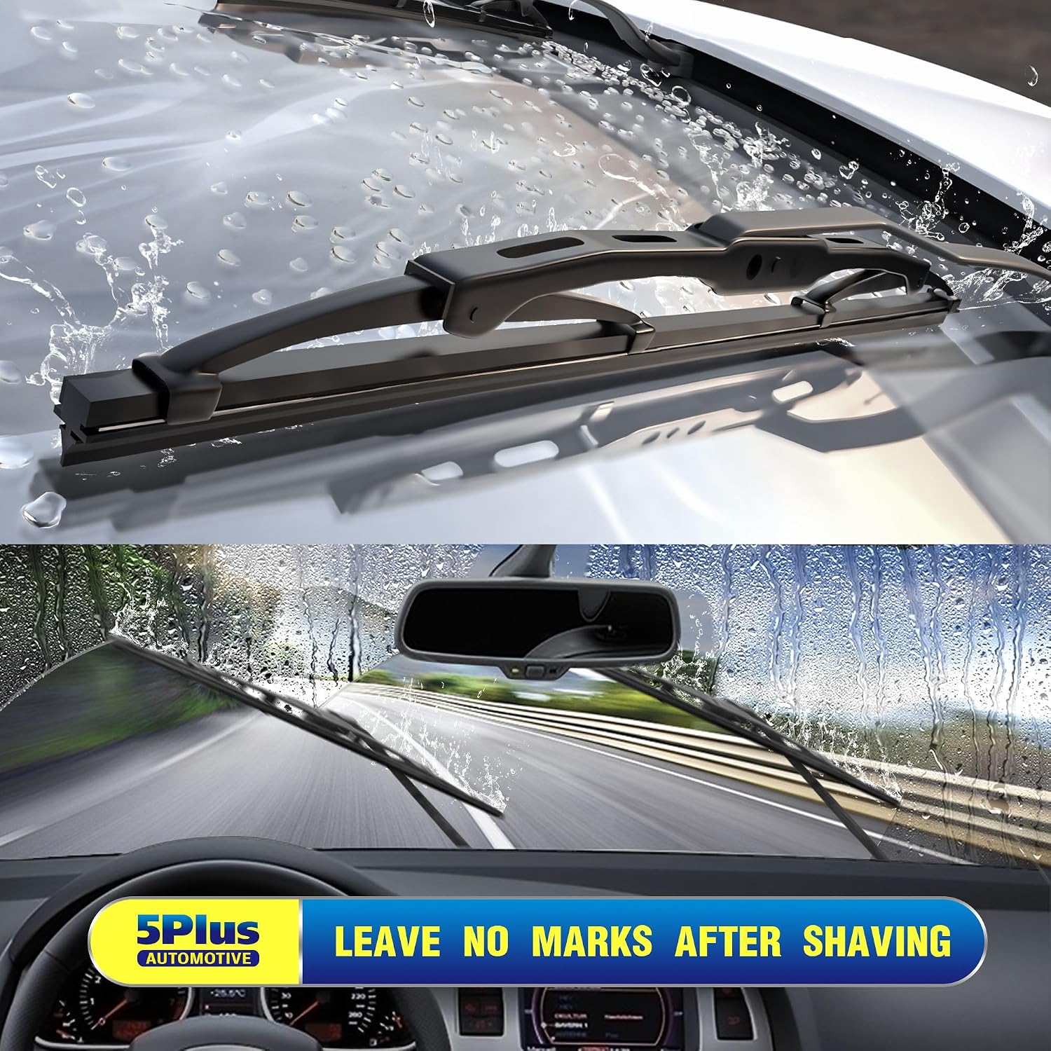 5 PLUS 22" Wiper Blades 2 Pack fits Ford F150 F250 F350 F450 F550 2009-2026