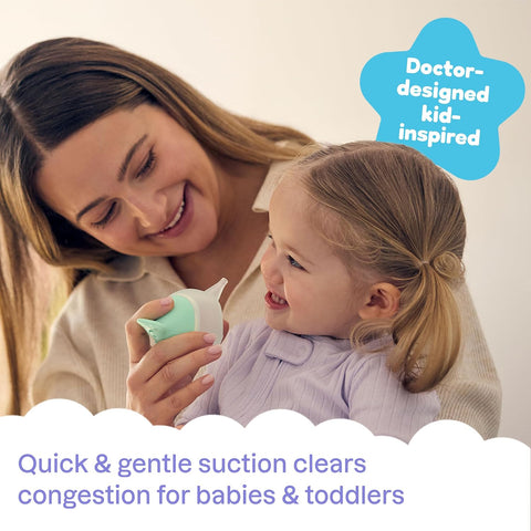 Playhouse MD Baby & Kids Nasal Aspirator, Nose Sucker with LED, Narwhal