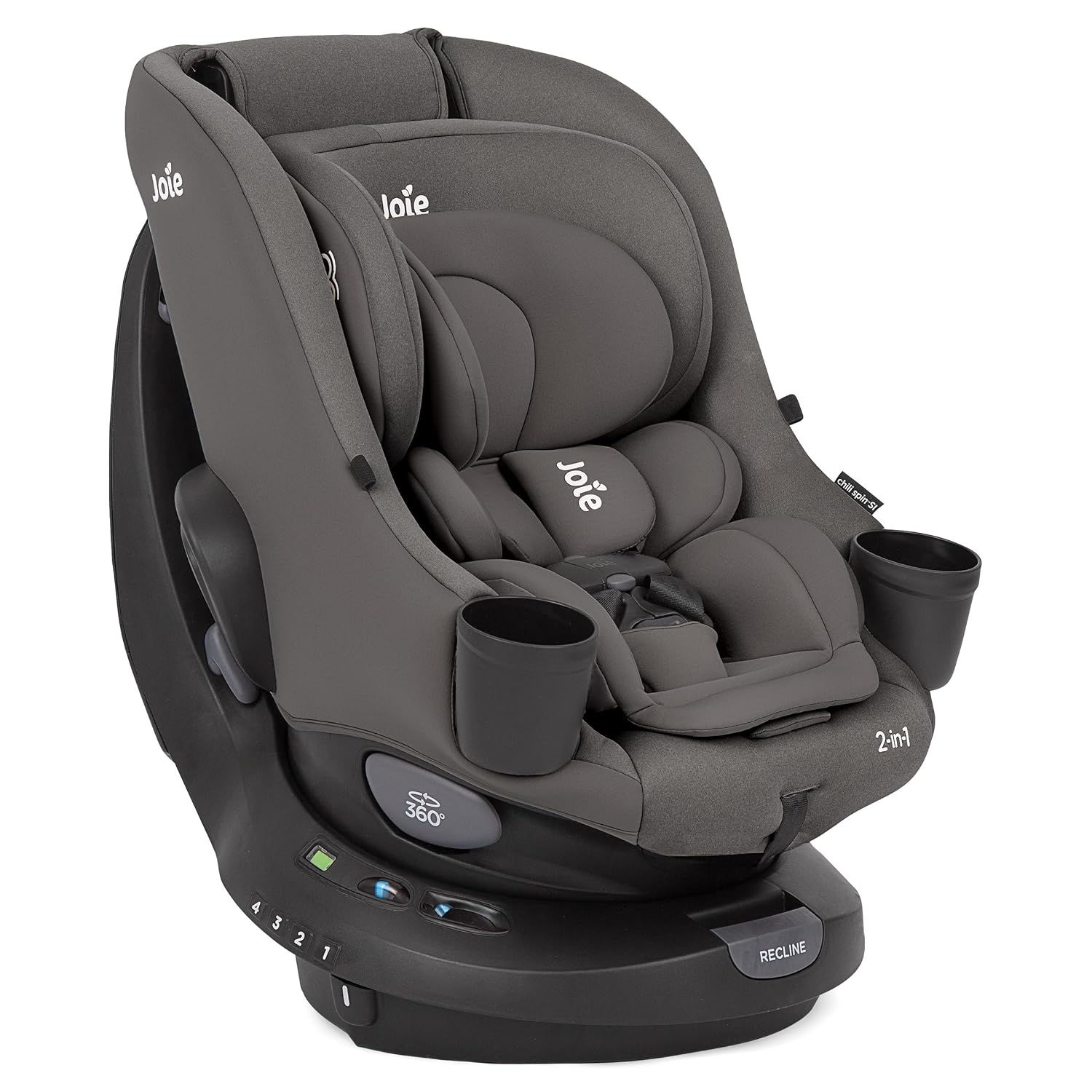 Joie Chili Spin SI 360 Rotating Convertible Car Seat, 2-in-1 Rear & Forward