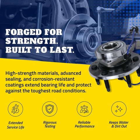 MOOG 513272 Wheel Bearing and Hub Assembly for Jeep Wrangler