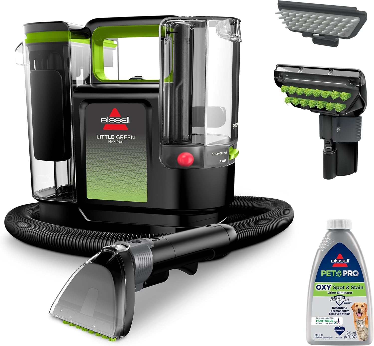 BISSELL Little Green Max Pet SmartMix Carpet Cleaner, 38572