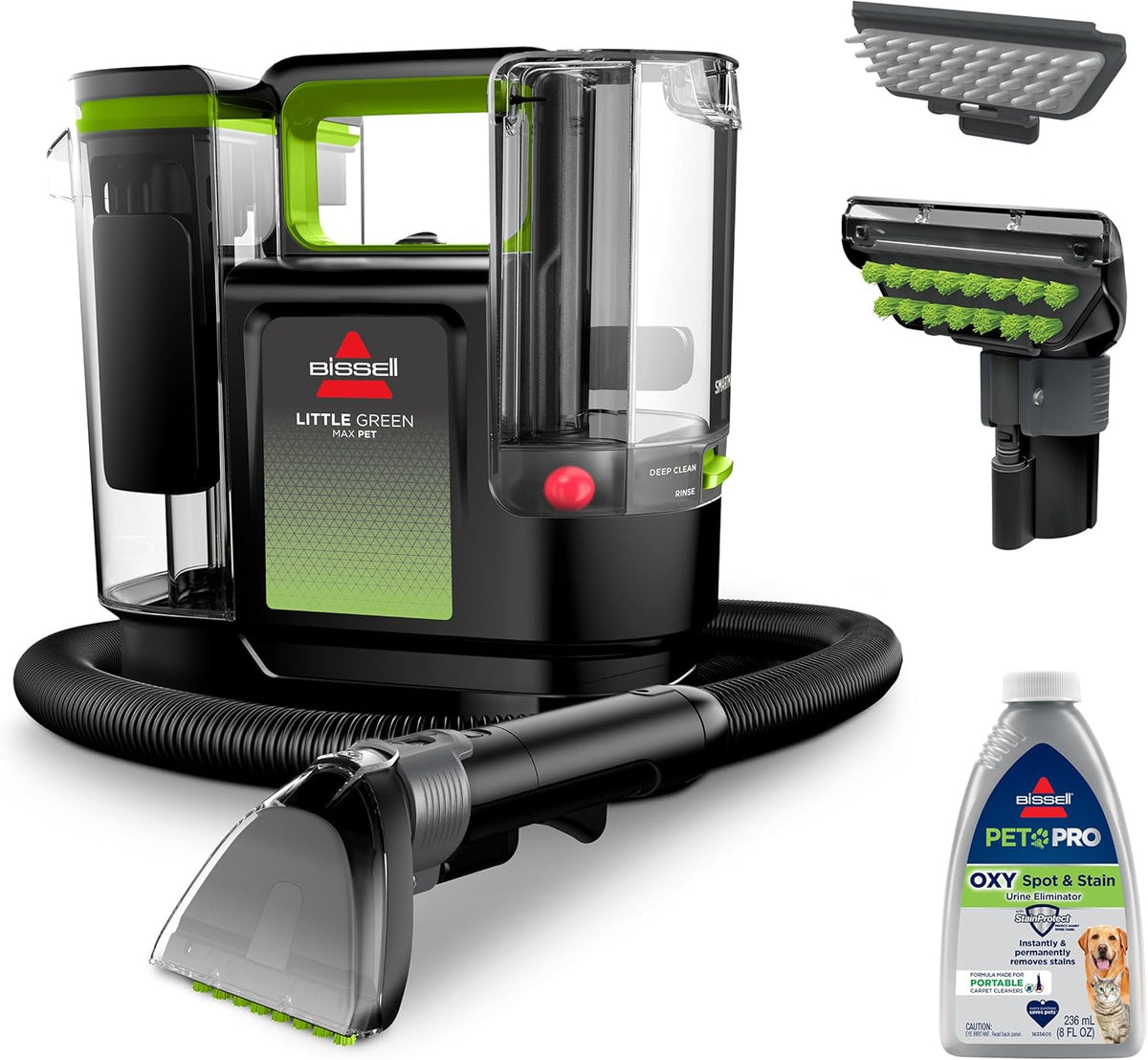 BISSELL Little Green Max Pet SmartMix Carpet Cleaner, 38572