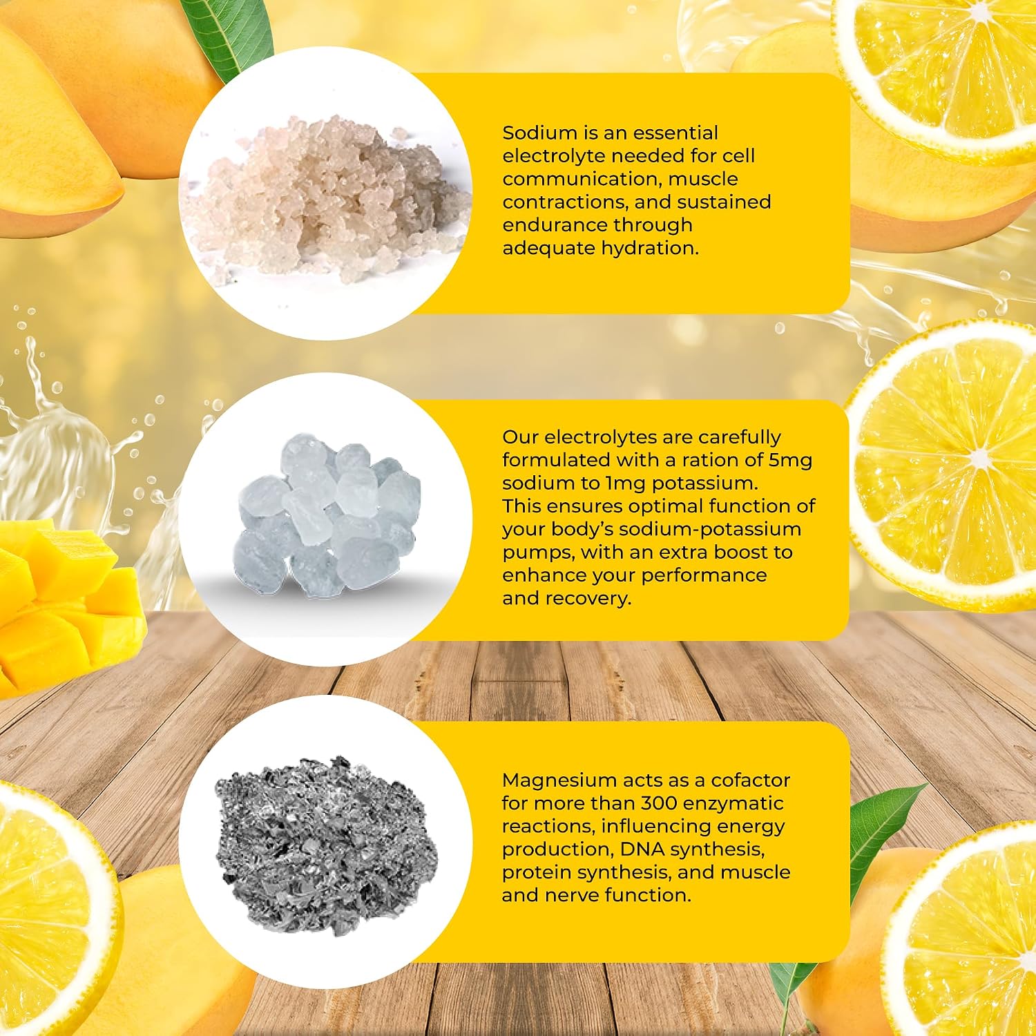 Santa Cruz Paleo Electrolyte Powder, Mango Lemonade, Sugar Free Hydration Drink Mix with Himalayan Pink Salt, Sea Salt, Magnesium Glycinate, Potassium Chloride, Sweetened with Stevia, 30 Servings