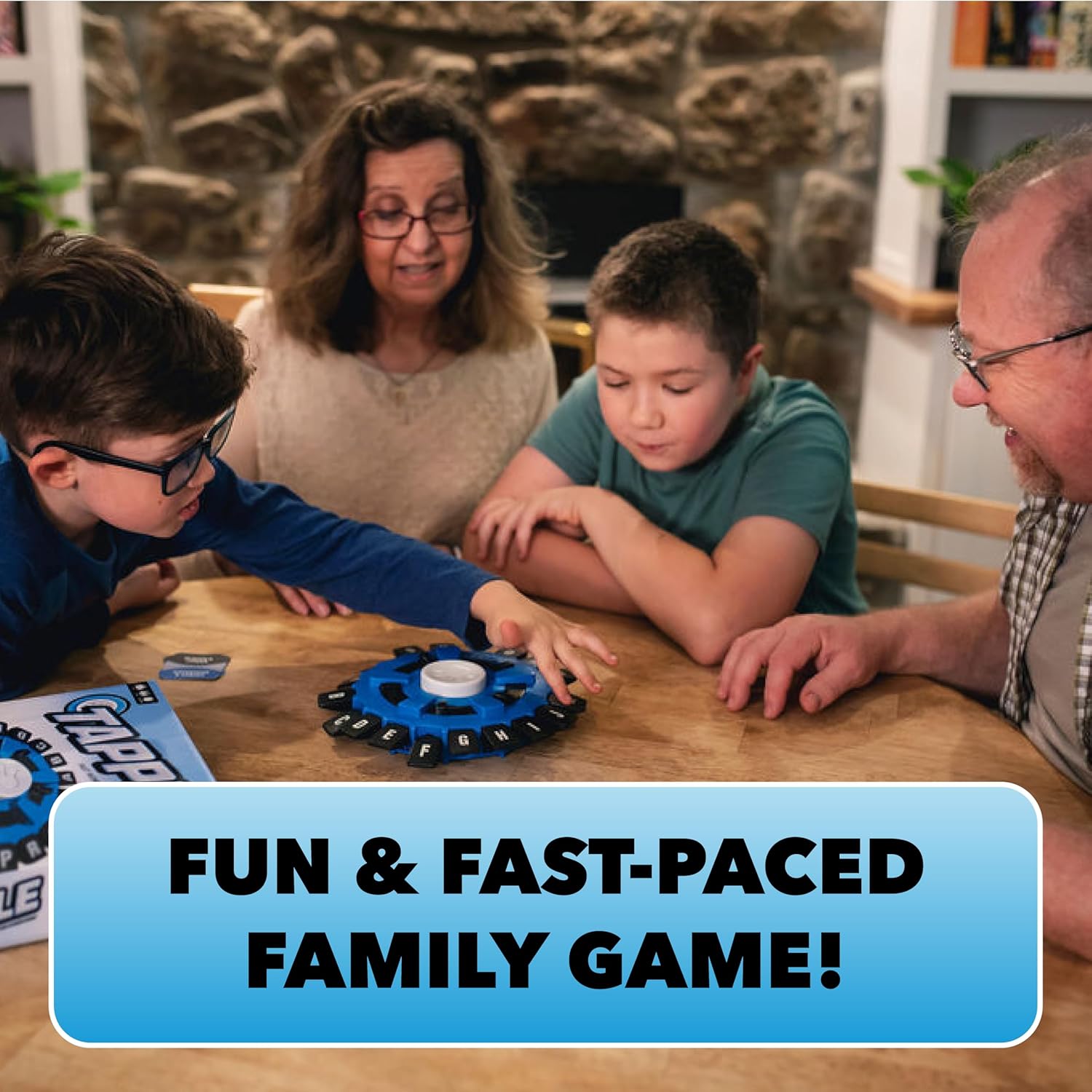 USAOPOLY The Original TAPPLE, The Fun & Fast-Paced Family Word Game