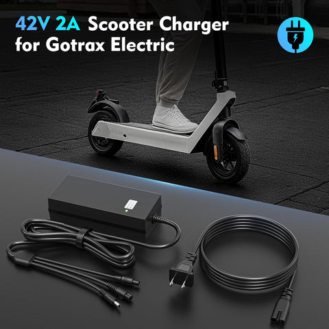 EVAPLUS 42V 2A Charger for 36V Lithium Battery, SGS Safe