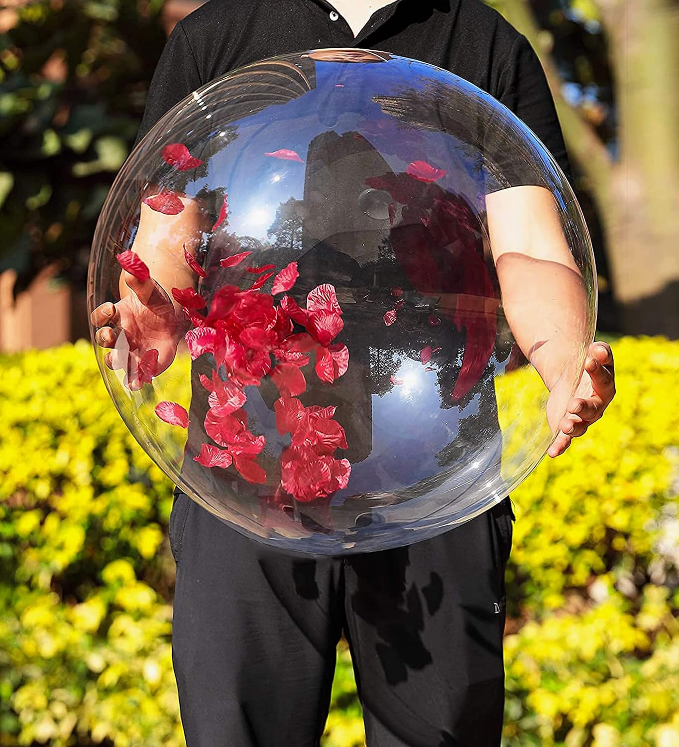 36 Inch Bobo Balloons, 8 Pcs Clear Bobo Balloon, Large Bubble Balloons