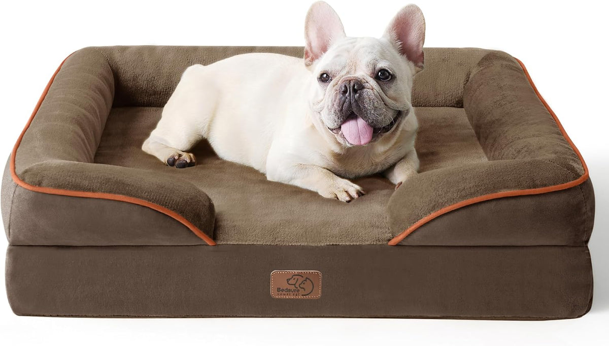 Bedsure Orthopedic Dog Beds for Medium Dogs with Removable Washable Cover