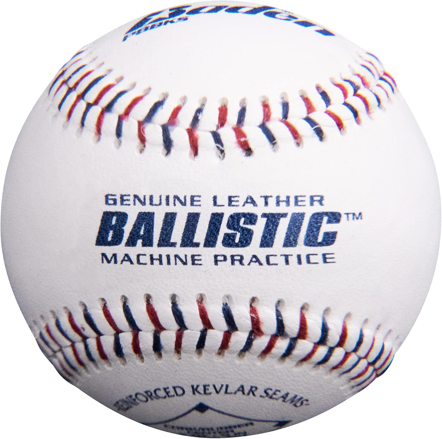 Baden Ballistic Leather Pitching Machine Baseballs | Durable Leather Construction for Consistent Performance, 12-Pack