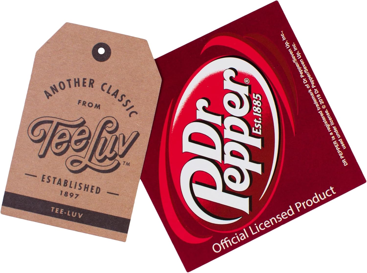 Tee Luv Men's Faded Dr Pepper Hoodie - Cherry Red Hooded Dr Pepper Sweatshirt