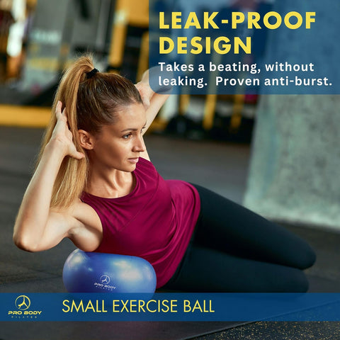 ProBody Pilates Ball Small — 9 Inch Small Exercise Ball