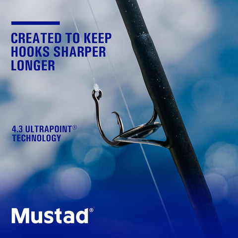 Mustad Demon Perfect Inline Circle Hook 39954NP - 1X Fine Fishing Hooks, Up Eye, Ideal for Saltwater and Freshwater Species, Original Patented Circle Hook Design, Inline Hooks