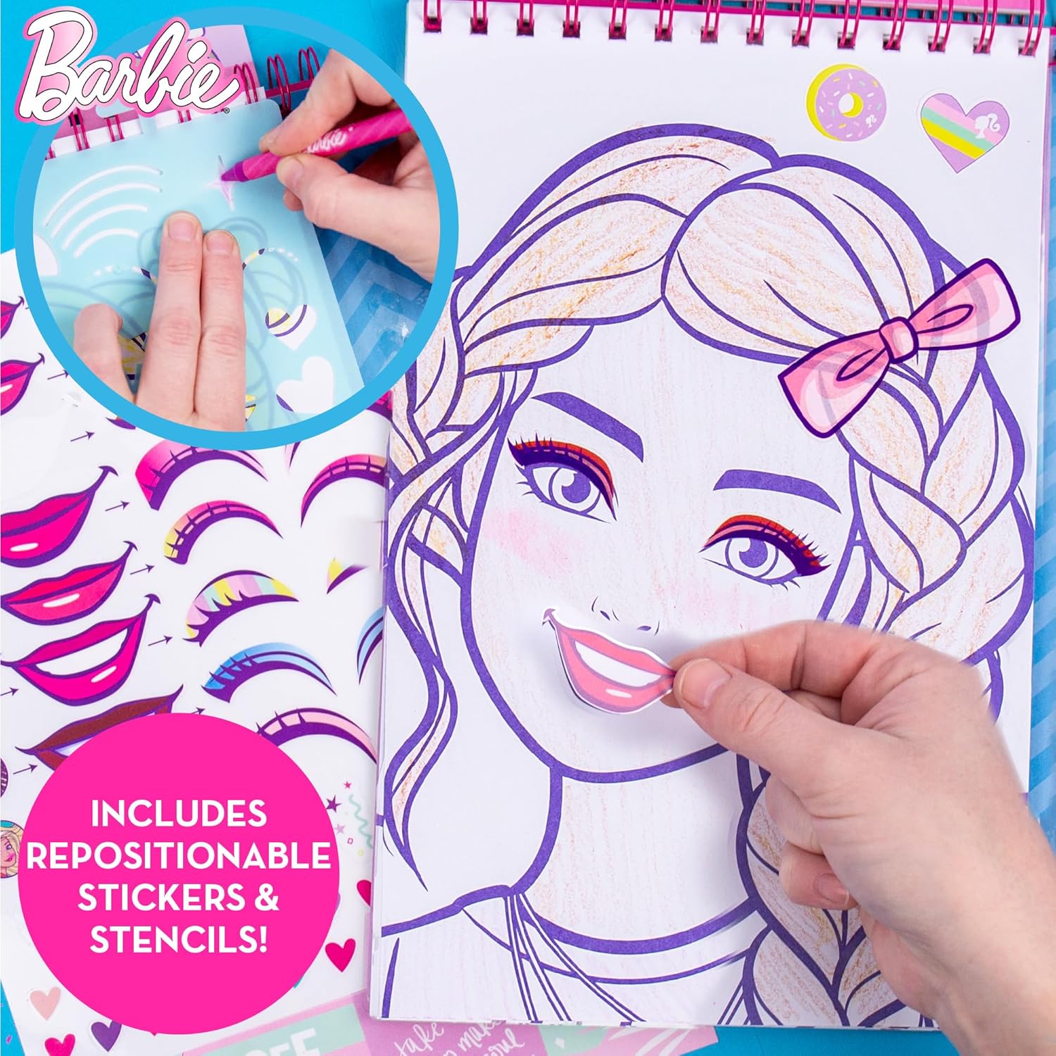 Horizon Group USA Makeup Artist Magazine Kit, Barbie