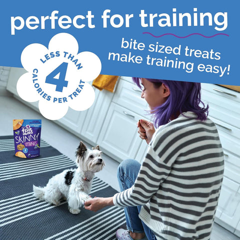 Fruitables Skinny Mini Dog Treats, Training Treats, Pumpkin & Berry, 12oz
