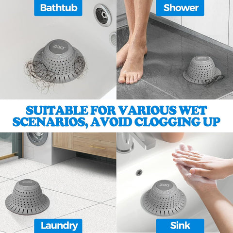 zaa Shower Drain Hair Catcher Bathtub Drain Strainer Sink Drain Protector