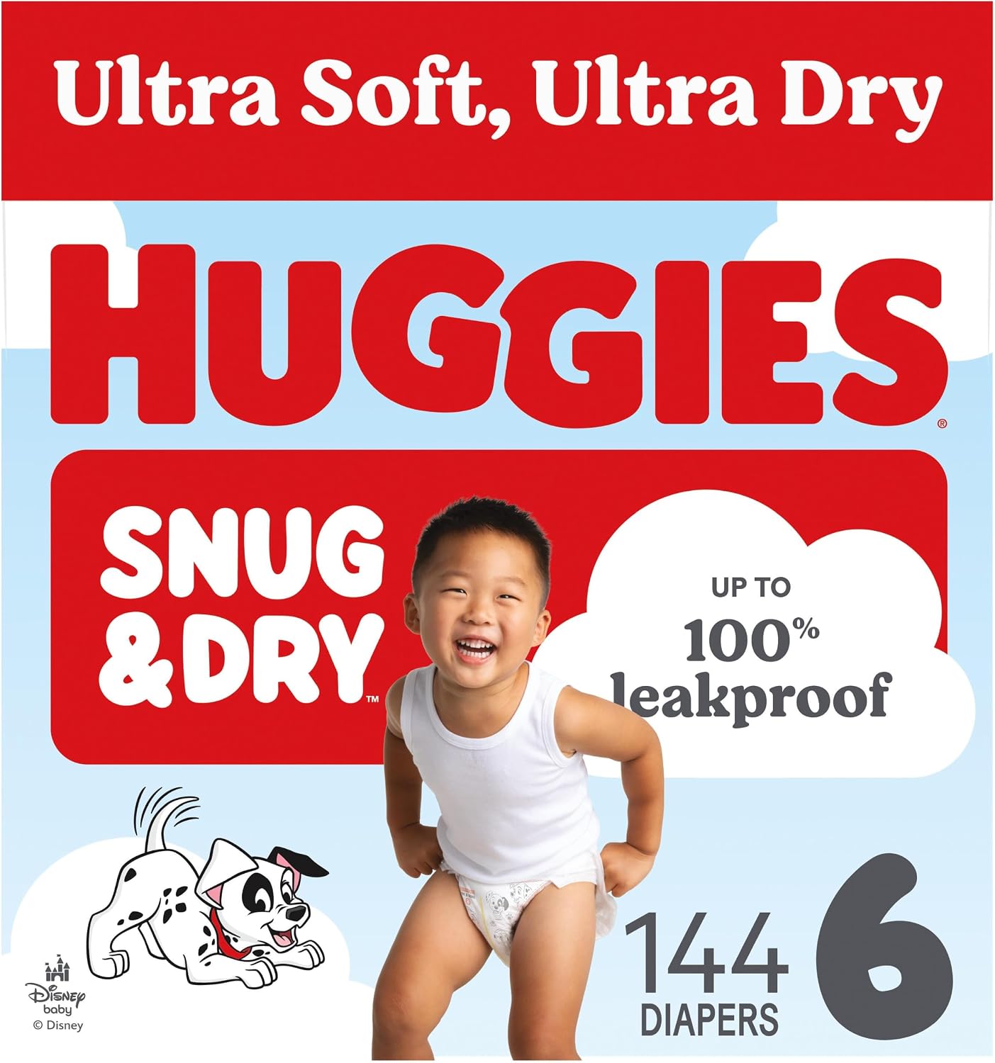 Huggies Snug & Dry Diapers Size 6, 144 Count