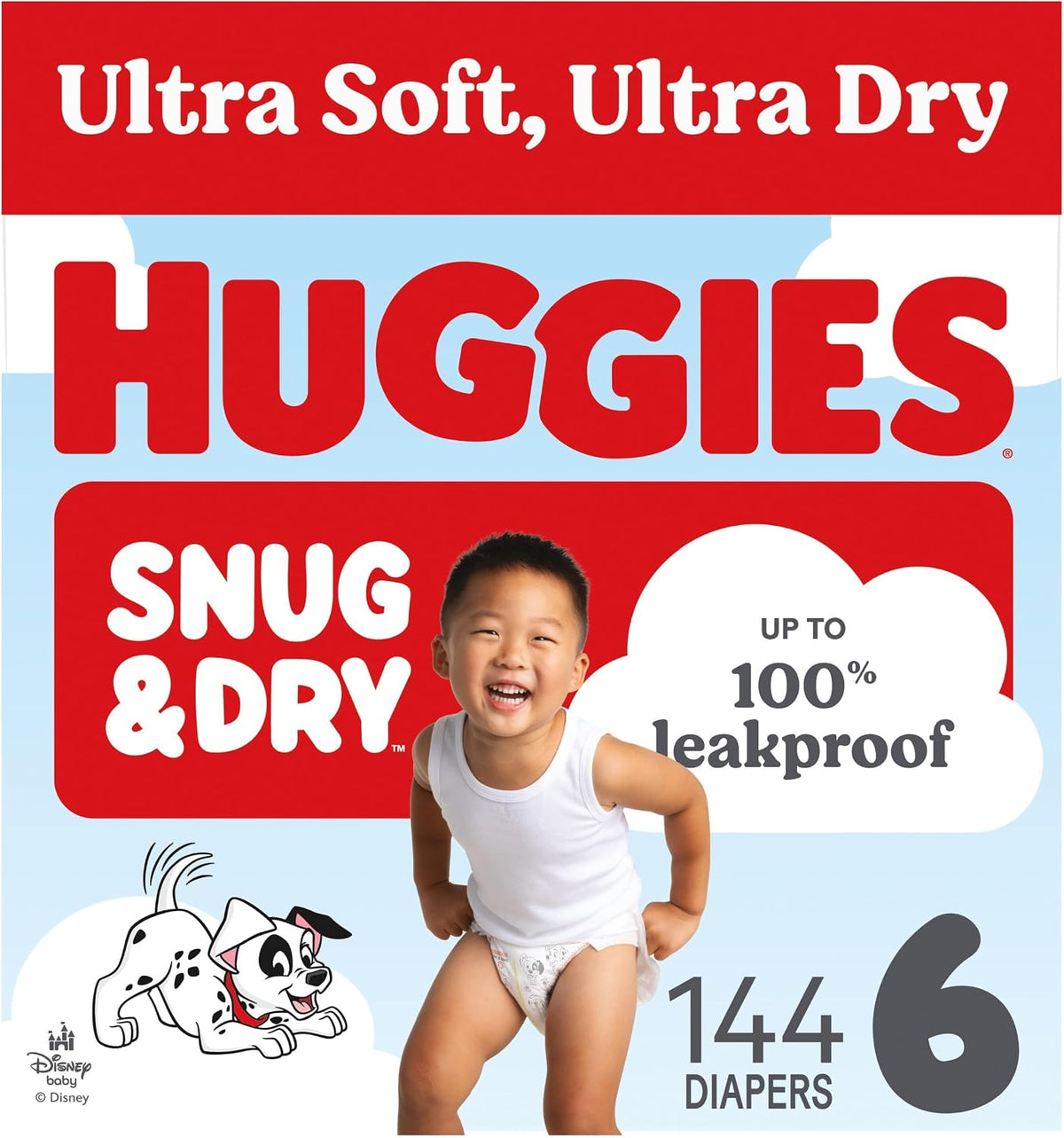 Huggies Snug & Dry Diapers Size 6, 144 Count
