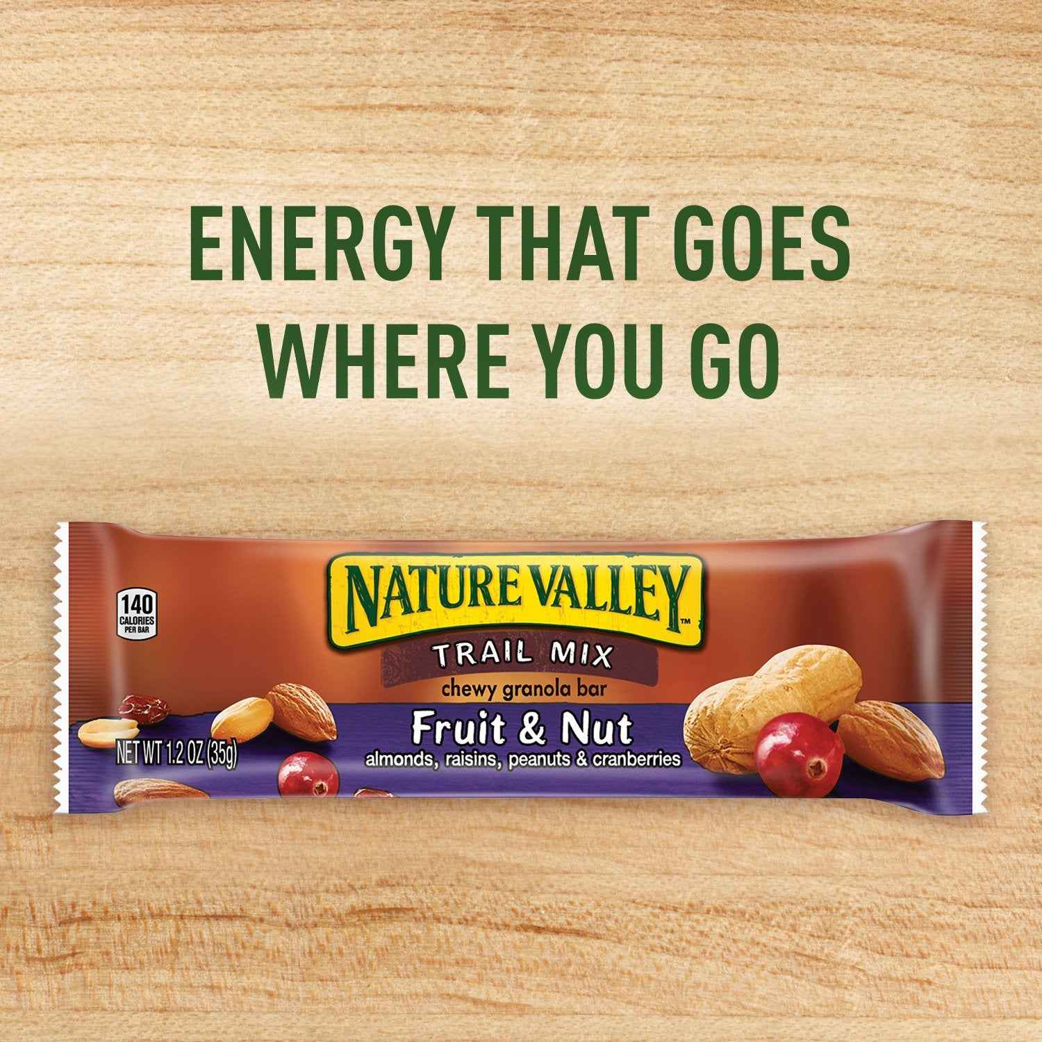 Nature Valley Chewy Fruit and Nut Granola Bars, Trail Mix, 6 Ct, 7.4 oz (Pack of 12)