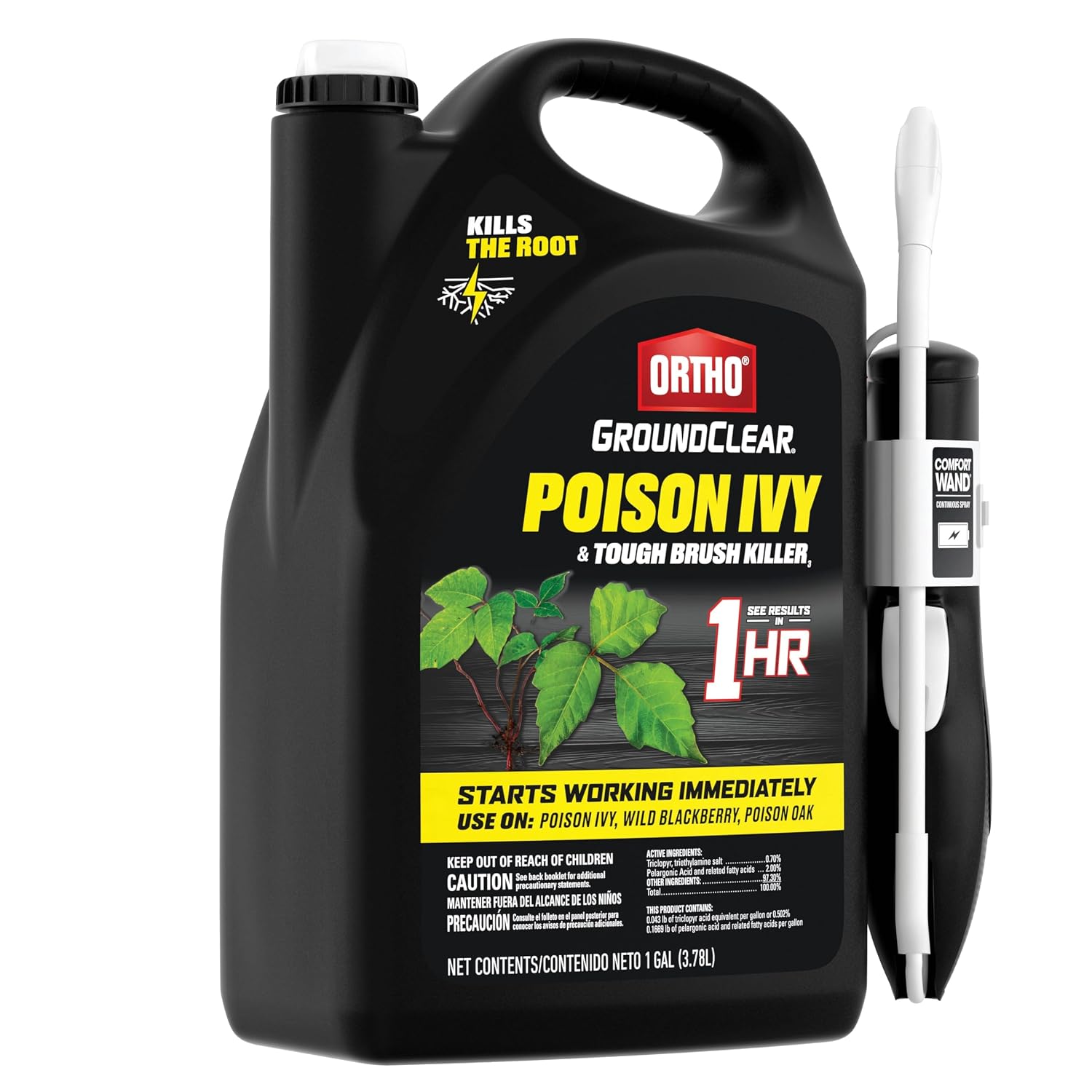 Ortho GroundClear Poison Ivy & Tough Brush Killer3, 1 gal.