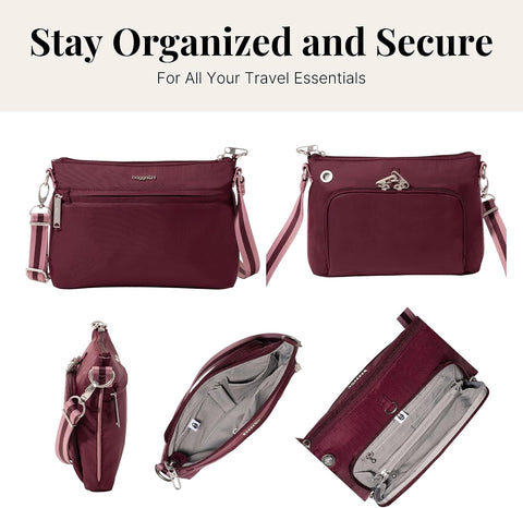 Baggallini Securtex™ Anti-Theft Memento Crossbody