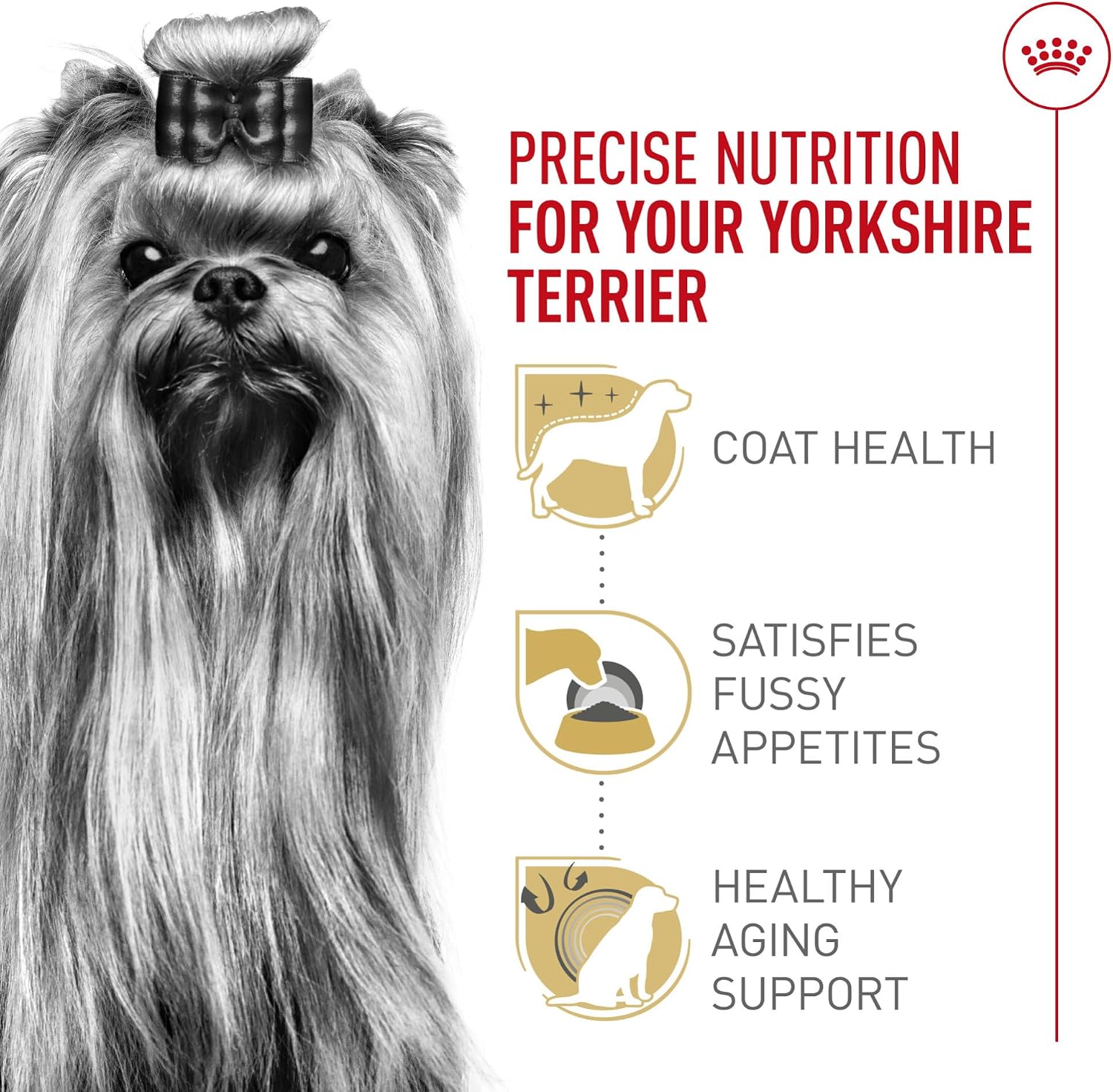 ROYAL CANIN Yorkshire Terrier Adult Dry Dog Food, 2.5 lb Bag