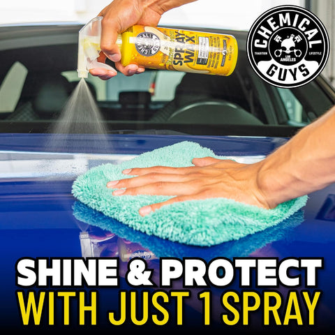 Chemical Guys, Blazin' Banana Carnauba Spray Wax, High Gloss Shine, 16 oz