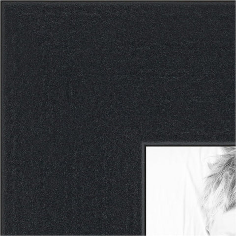 ArtToFrames 14x26 Inch Black Picture Frame, This 1.2500 Inch Custom Poster Frame is Black - Comes with Acrylic and Corrugated Backing (2WOMFRBW72079-14x26)