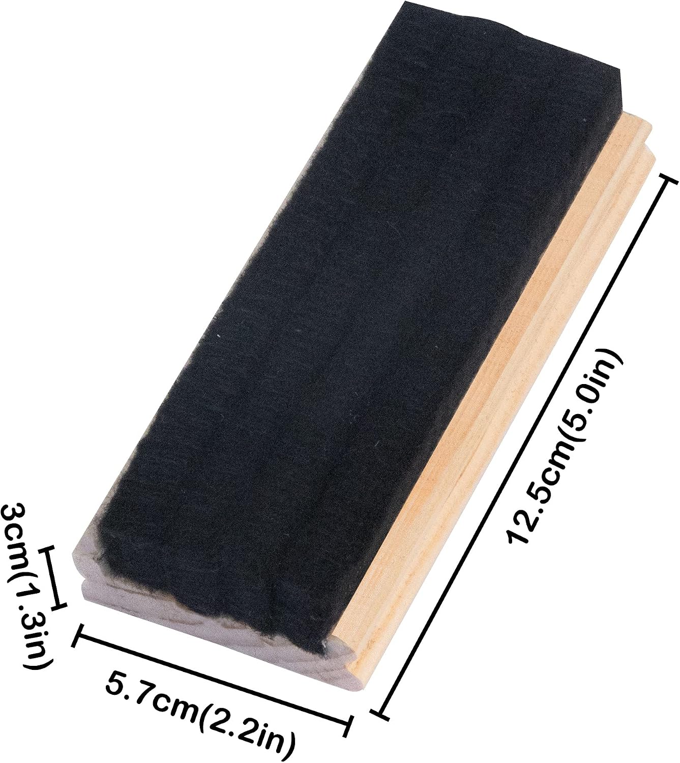 Chalkboard Eraser Campus Style Pine Wood Engravable Cleaner DIY Gift
