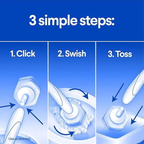 Clorox ToiletWand Toilet Cleaner Refills, Toilet brush, Original, 20 Count