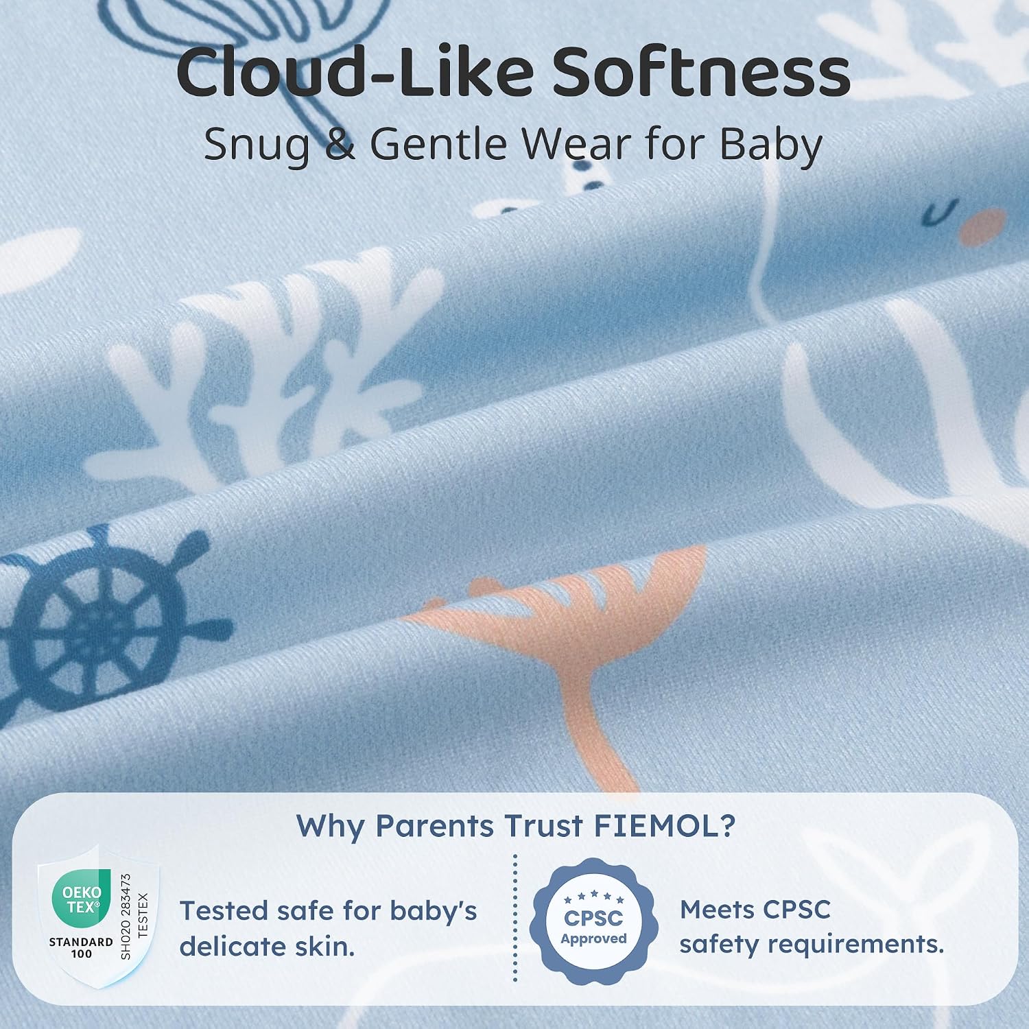 Baby Sleep Sack 0-6 Months 0.5 TOG, 2pk Baby Wearable Blankets