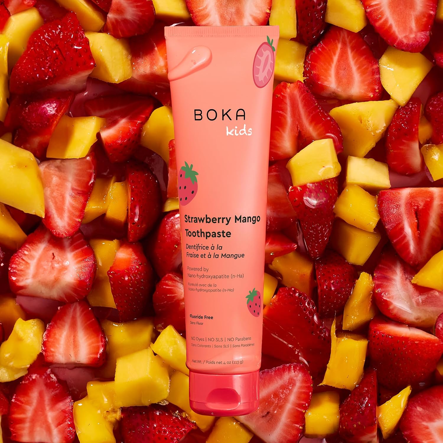 Boka Kids Toothpaste - Fluoride Free Nano Hydroxyapatite Toothpaste