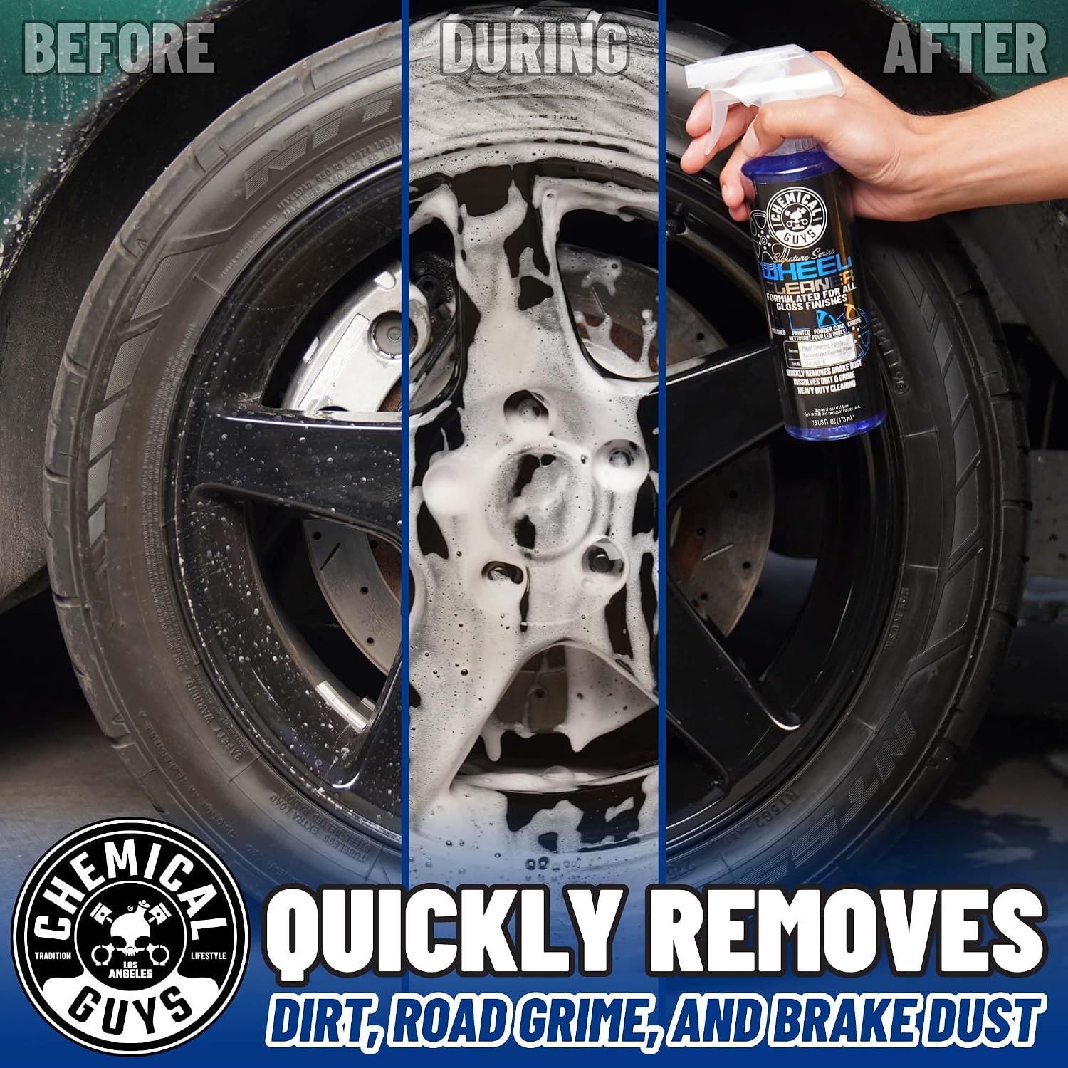 Chemical Guys, Signature Series Wheel Cleaner Spray for All Finishes, 16 oz
