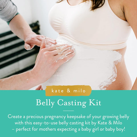 Kate & Milo Belly Casting Kit, Pregnancy Keepsake for Expecting Moms