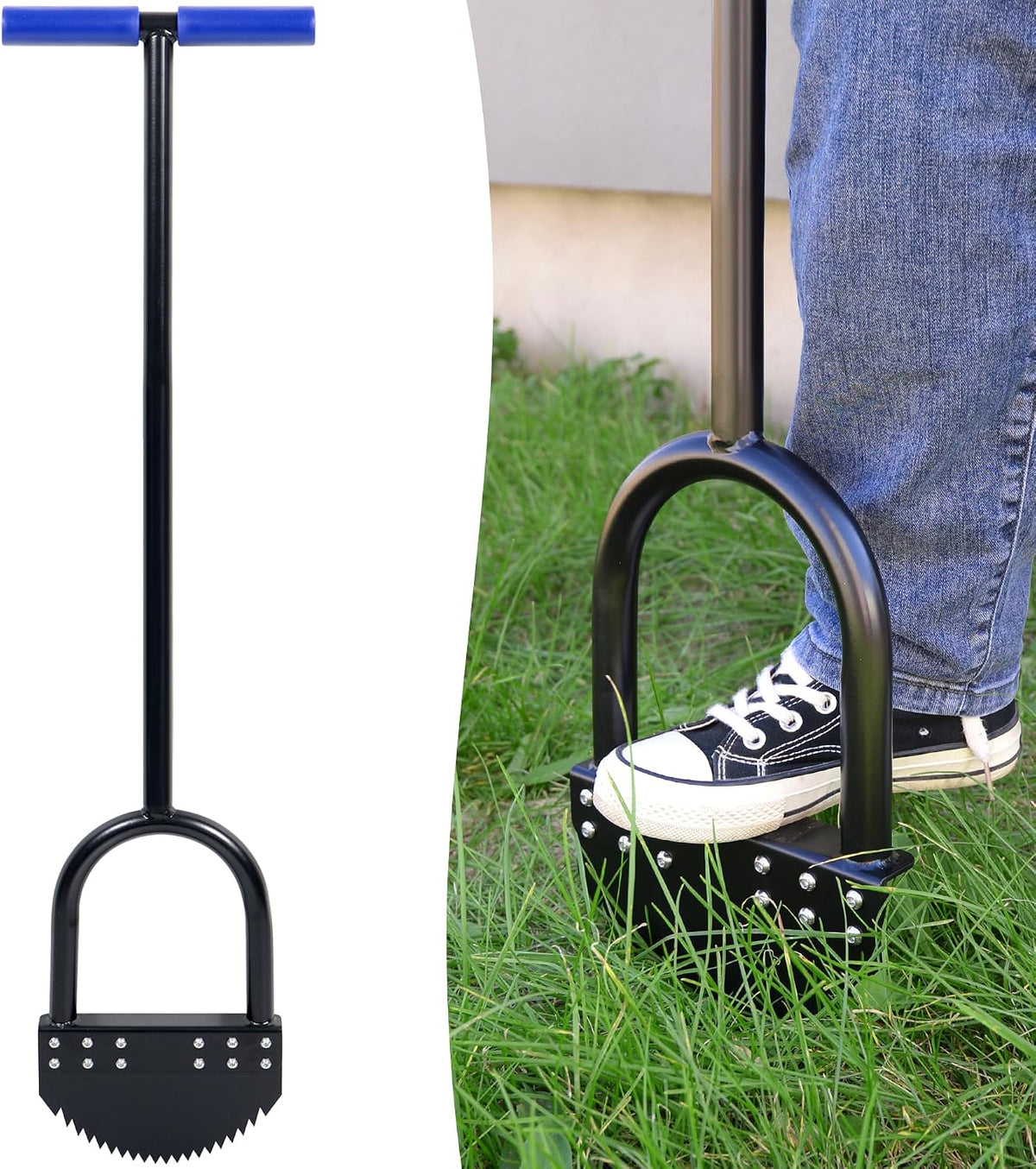 35in One-Piece Edger Lawn Tool for Seniors and Petite Users